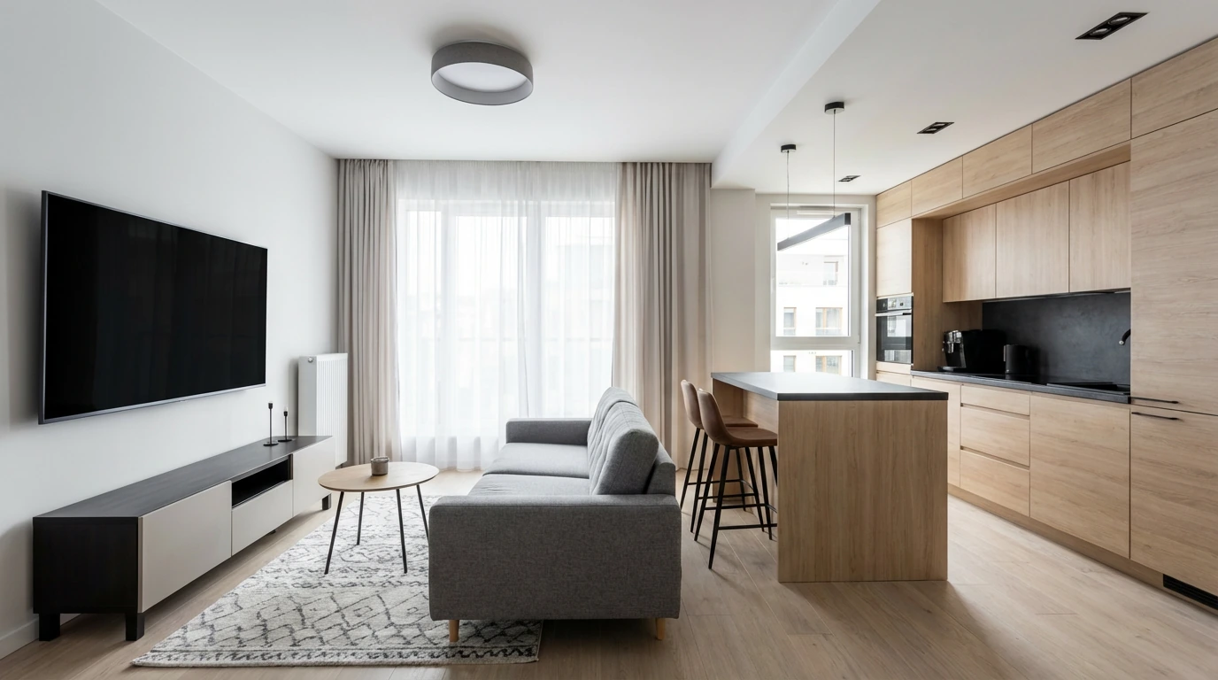 salon-con-cocina-integrado-sin-tabiques